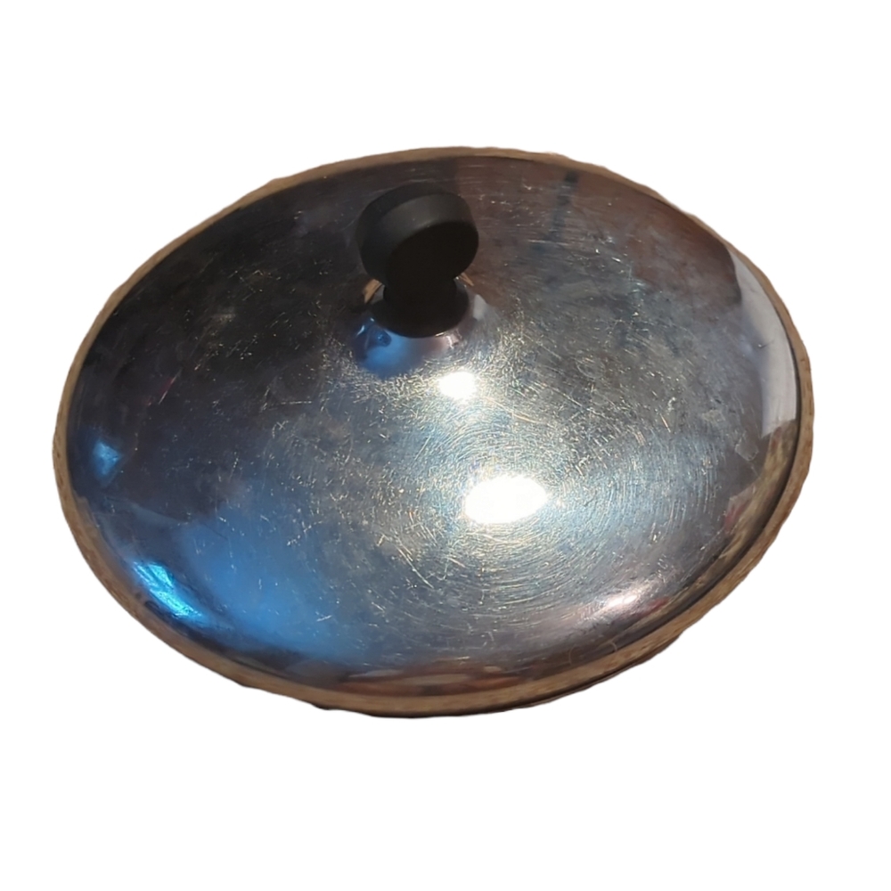 7 1/4"--Vintage Faberware stainless REPLACEMENT LID Sauce Pan Pot Lid Only